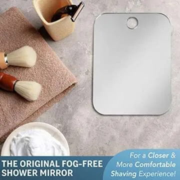 Shave Well Fogless Shower Mirror | Perfect for Easy Grooming