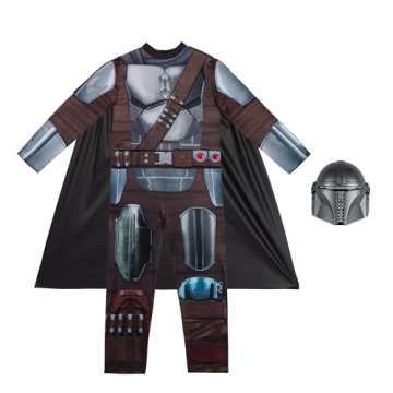 Mandalorian Youth Light Up Costume for Star Wars Fans