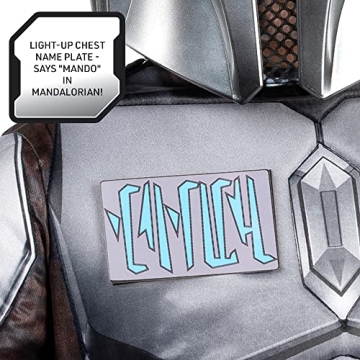 Mandalorian Youth Light Up Costume for Star Wars Fans