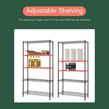 FDW 5-Tier Adjustable Shelving Unit for Home & Garage