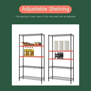 FDW 5-Tier Adjustable Shelving Unit for Home & Garage