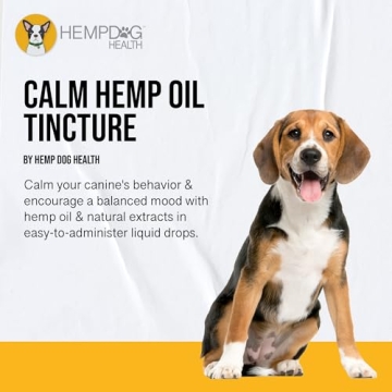Hemp Dog Health Calm - Natural Anxiety Relief Oil for Dogs