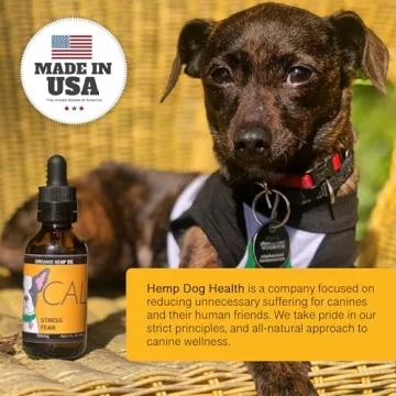 Hemp Dog Health Calm - Natural Anxiety Relief Oil for Dogs
