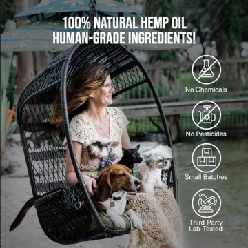 Hemp Dog Health Calm - Natural Anxiety Relief Oil for Dogs