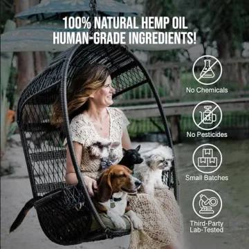 Hemp Dog Health Calm - Natural Anxiety Relief Oil for Dogs