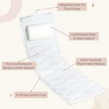 Luxurious Full Body Bath Pillow for Ultimate Relaxation