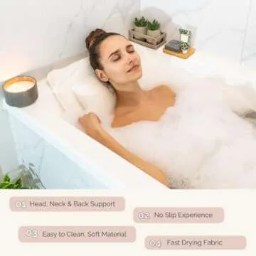 Luxurious Full Body Bath Pillow for Ultimate Relaxation