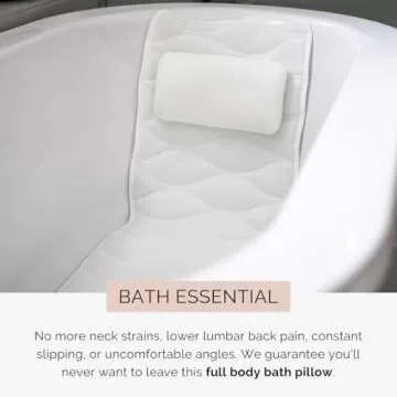 Luxurious Full Body Bath Pillow for Ultimate Relaxation