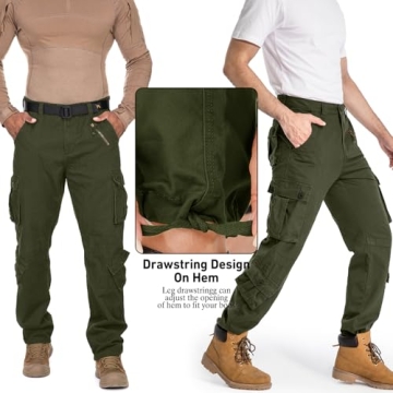 Men's BDU Tactical Camo Cargo Pants - Versatile Style and Comfort