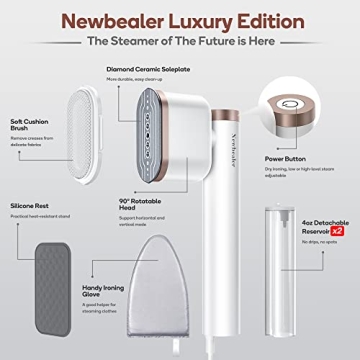 Compact Handheld Steamer - Quick & Efficient Wrinkle Removal