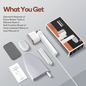 Compact Handheld Steamer - Quick & Efficient Wrinkle Removal