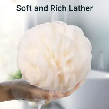 AmazerBath Loofah Sponge Set - Luxurious Shower Experience