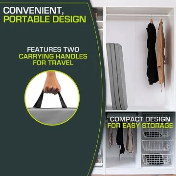 ProsourceFit Tri-Fold Exercise Mat for Gymnastics or Yoga