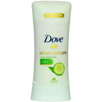 Dove Advanced Care Antiperspirant Deodorant Cool Essentials 2.6 oz (Pack of 5)