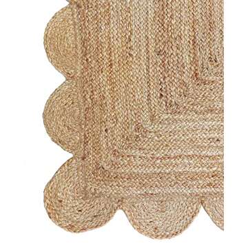 Unique Handcrafted Jute Area Rug - Perfect for Home Decor