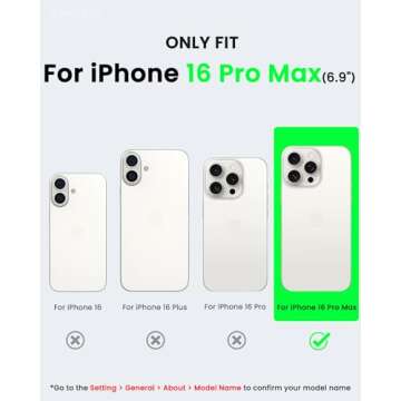 ORNARTO Vortuxe for iPhone 16 Pro Max Case 6.9" | 2X MIL-STD Drop Protection | Compatible with MagSa...