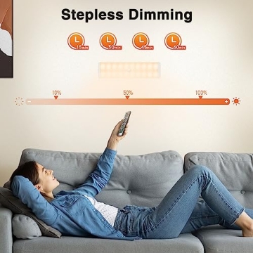 DAKOMM Rechargeable LED Closet Light with Remote