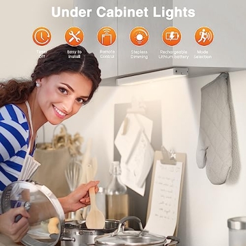 DAKOMM Rechargeable LED Closet Light with Remote