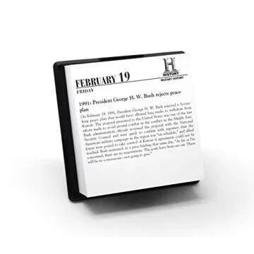 2021 History Channel This Day in Military History Boxed Calendar: 365 Days of America's Greatest Military Moments (Daily Calendar, Desk Gift for Him, Office Gift for Her, Veterans)