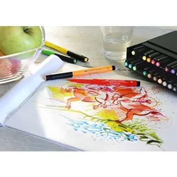 Faber-Castel Pitt Artist Brush Pens - 24 Vibrant Colors