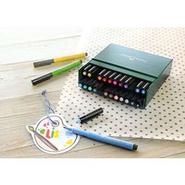 Faber-Castel Pitt Artist Brush Pens - 24 Vibrant Colors