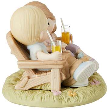 Precious Moments, Always Be By My Side, Bisque Porcelain Figurine, 104018