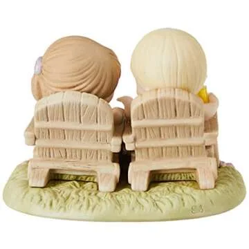 Precious Moments, Always Be By My Side, Bisque Porcelain Figurine, 104018