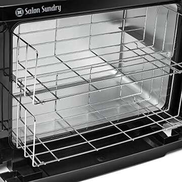 Salon Sundry Professional High Capacity Hot Towel Warmer Cabinet - Facial Spa and Salon Equipment - Black