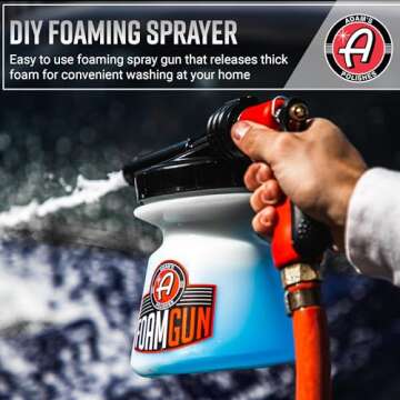 Adam's Foam Gun Car Wash Foam Sprayer for Easy Cleaning
