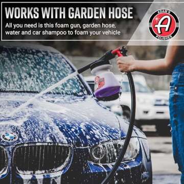 Adam's Foam Gun Car Wash Foam Sprayer for Easy Cleaning