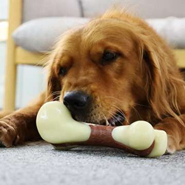 Durable Tikaton Indestructible Dog Chew Toys for All Breeds