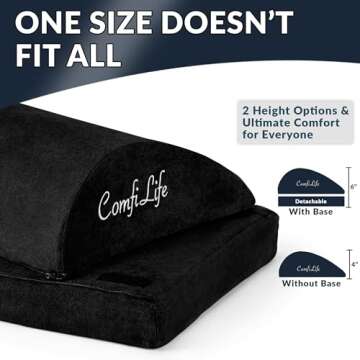 ComfiLife Foot Rest for Under Desk at Work – Adjustable Desk FootRest for Office Chair, Gaming Acc...