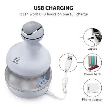 COMFIER Electric Scalp Massager for Hair Growth Relief