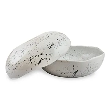 Roro Handmade Speckled Ceramic Pasta Bowls Set of 2