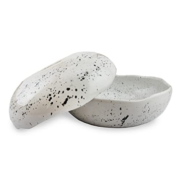 Roro Handmade Speckled Ceramic Pasta Bowls Set of 2