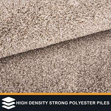 PURRUGS Dirt Trapper Door Mat 31.5" x 70", Non-Slip Machine Washable Entry Rug, Shoe Scraper, Dog Doormat, Super Absorbent Welcome Mat for Front & Back Door, Muddy Shoes & Paws, Taupe