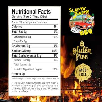 Slap Yo Daddy BBQ Sauce, Original - Championship Barbecue Sauce From Pitmaster Harry Soo - For Grilling & Smoking - No MSG, Gluten-Free - 15 oz