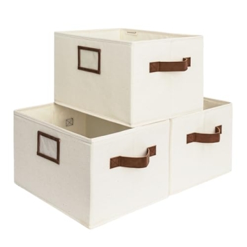 StorageWorks Decorative Storage Bins for Elegant Organization