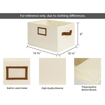 Elegant Canvas Storage Bins for Organizing Your Home