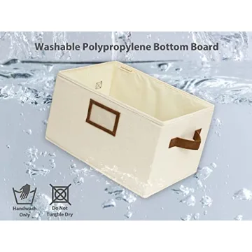 Elegant Canvas Storage Bins for Organizing Your Home