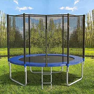 AOTOB 8 FT Trampoline Safety Enclosure Net Combo – Ultimate Fun for Kids!