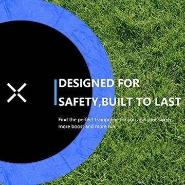 AOTOB 8 FT Trampoline with Safety Net for Kids Fun