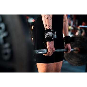 Heavy Duty PRO Metal Lifting Steel Hooks Power Weightlifting Set of 2 Premium Thick Padded Workout Hook Gloves (Women-Wrist Size Small/Medium, Yellow)