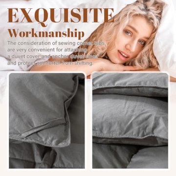 Cosybay King Size Comforter for All Seasons Comfort