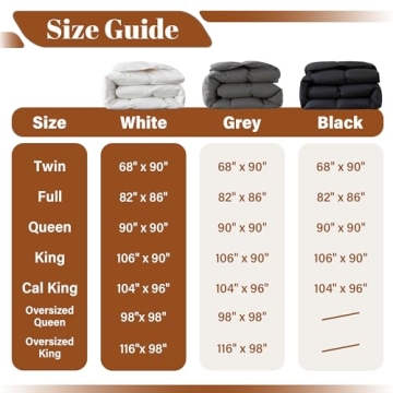 Cosybay King Size Comforter for All Seasons Comfort