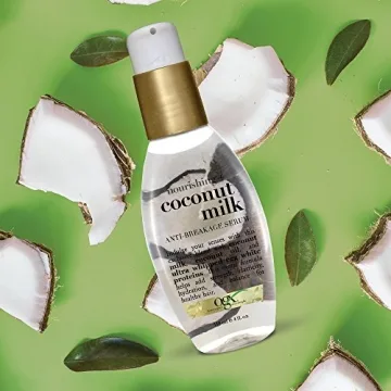 OGX Coconut Milk Anti-Breakage Serum 4 Oz Nourishing Solution