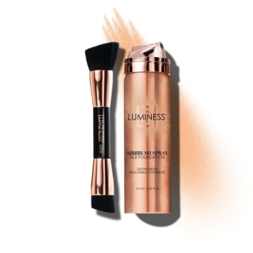 LUMINESS Silk Airbrush Foundation: Hydrating & Anti-Aging for Flawless Skin