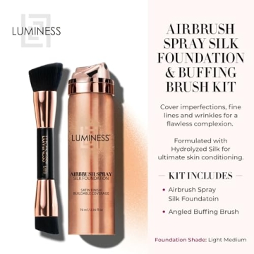 LUMINESS Silk Airbrush Foundation Hydrating Anti-Aging Makeup