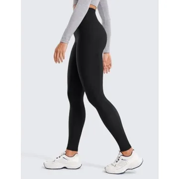 Warm Fleece Lined High Waisted Leggings for Women