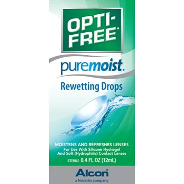 Opti-Free Puremoist Drops for Comfort and Hydration
